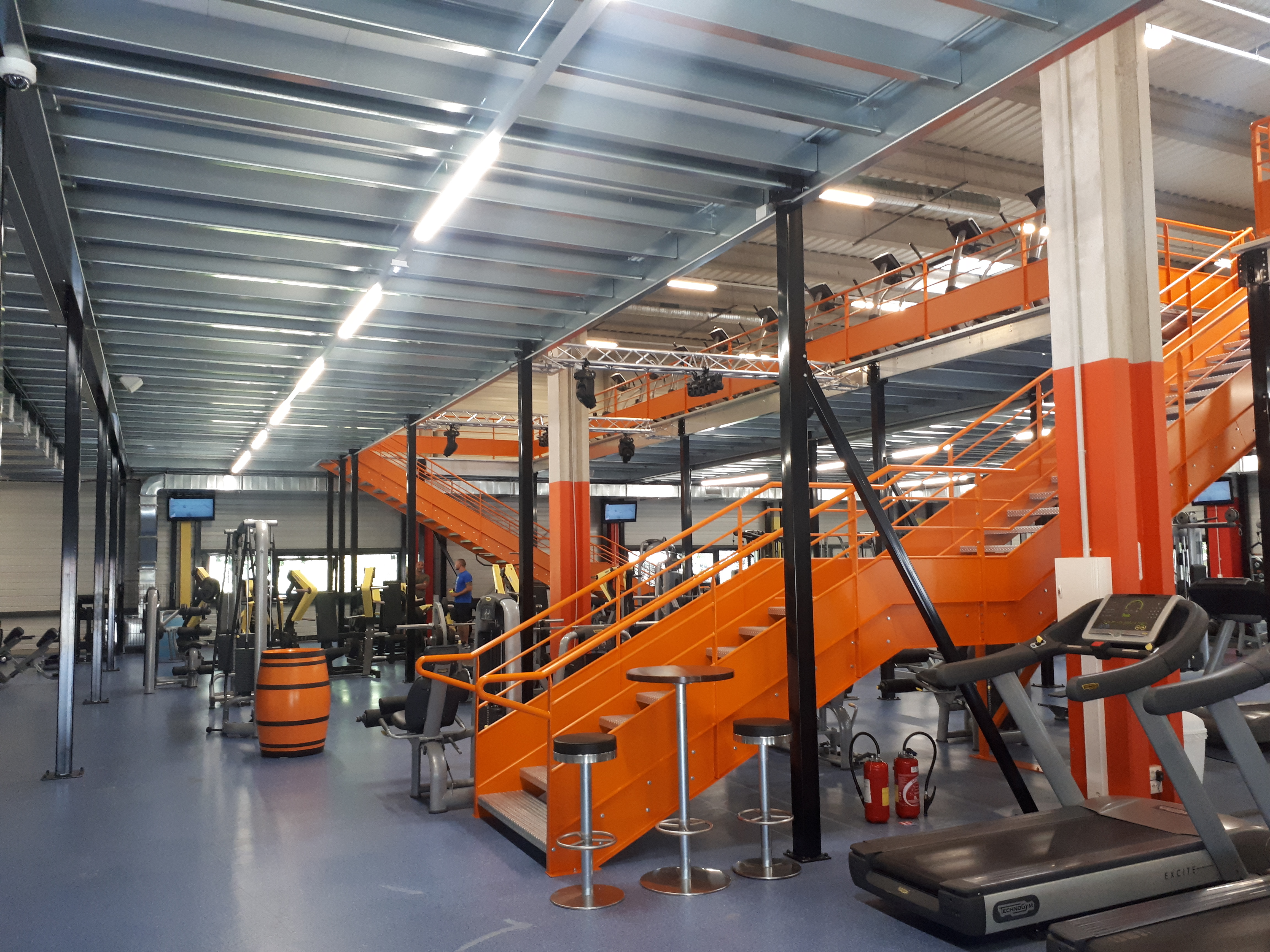 Plateforme ERP vue du double escalier